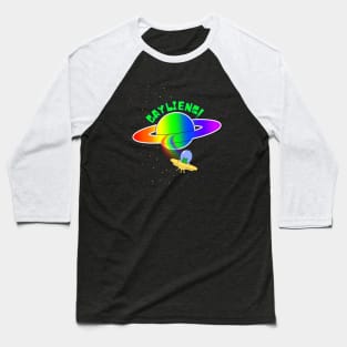 Gayliens Gay Aliens Planet Funny Pride Baseball T-Shirt